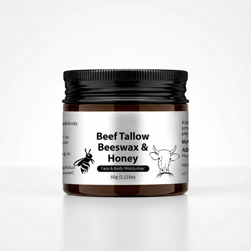 Beef Tallow & Honey Moisturizing Cream
